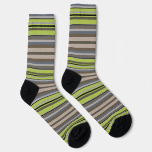 Dekorativ gestreift Socken