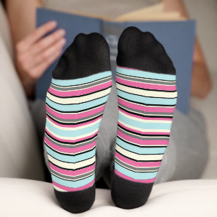 Dekorativ gestreift Socken