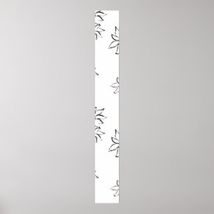 dekorativ, grau poster