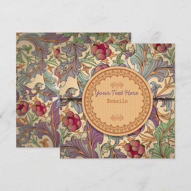 Dekorativ Save The Date (Vorne/Hinten)