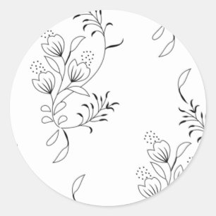 Dekorativ, Soapstone, Bianca Runder Aufkleber