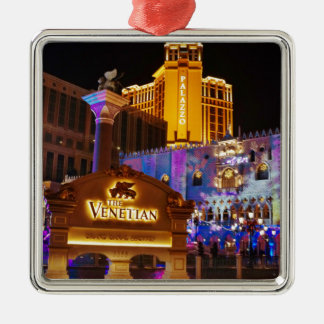 Dekorative Abendbeleuchtung des Venetian Las Vegas Ornament Aus Metall