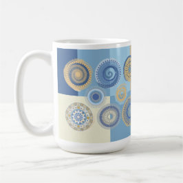 Dekorative Abstrakte Circle Design Kaffee-Tasse Kaffeetasse