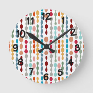 Dekorative Barbells Runde Wanduhr