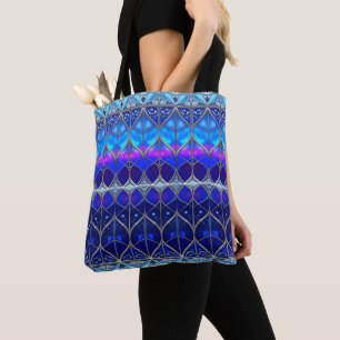 Dekorative blaue Feiertags-Tasche