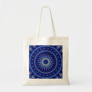 Dekorative blaue Feiertags-Tasche Tragetasche