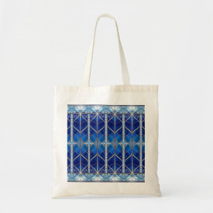 Dekorative blaue Feiertags-Tasche Tragetasche