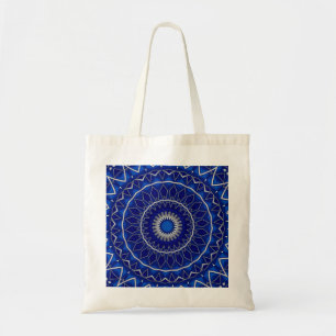 Dekorative blaue Feiertags-Tasche Tragetasche