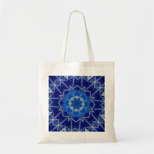 Dekorative blaue Feiertags-Tasche Tragetasche