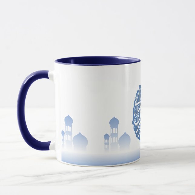 Dekorative blaue islamische tasse (Links)