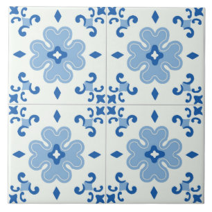 Dekorative Blauer Tile Fliese