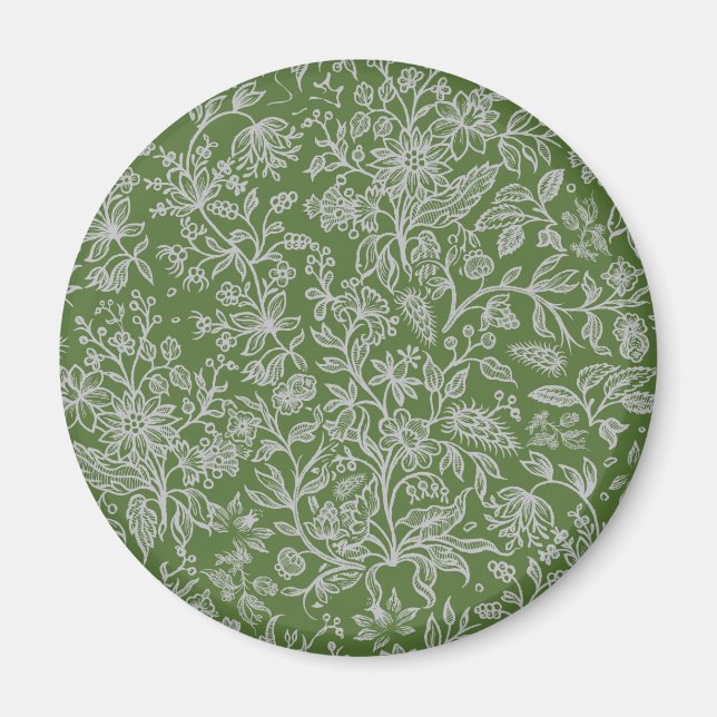 Dekorative Blume 10 Magnet (Vorne)