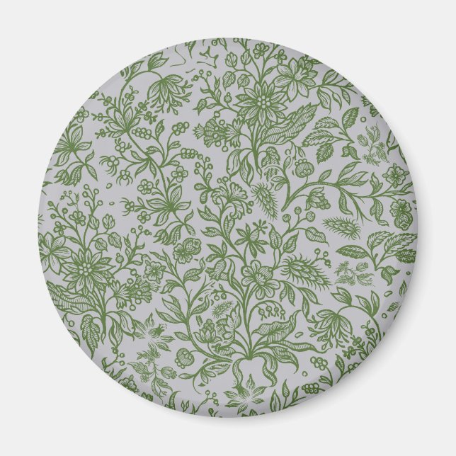 Dekorative Blume 11 Magnet (Vorne)
