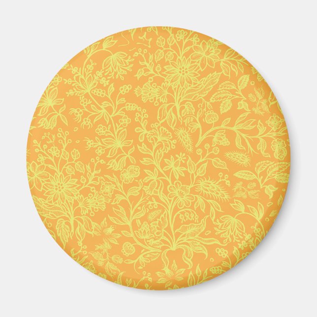 Dekorative Blume 2 Magnet (Vorne)