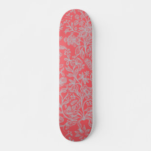 Dekorative Blume 9 Skateboard