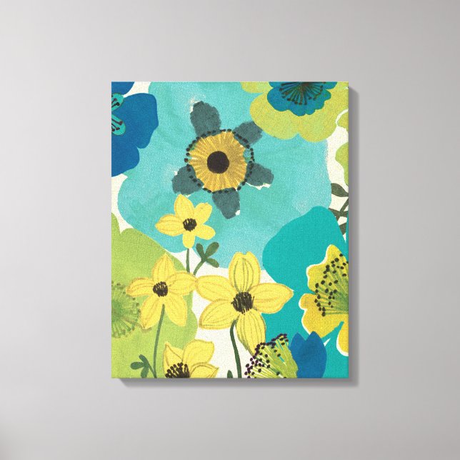 Dekorative Blume Leinwanddruck (Vorderseite)
