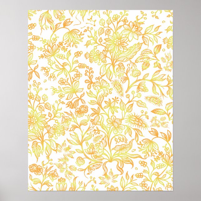 Dekorative Blumen 13 Poster (Vorne)