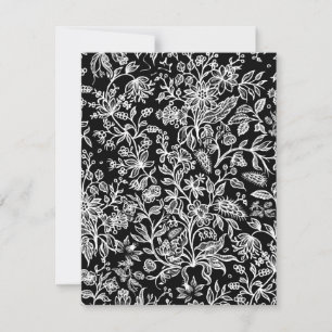 Dekorative Blumen 21 Mitteilungskarte