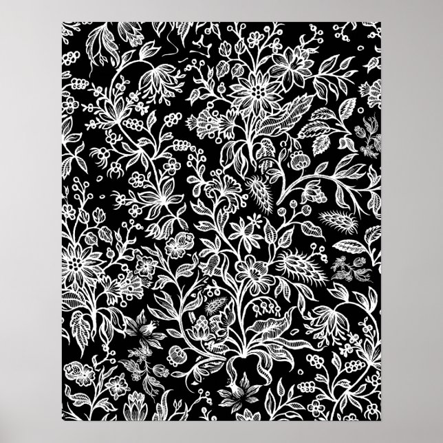 Dekorative Blumen 21 Poster (Vorne)