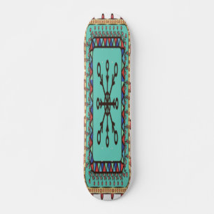 Dekorative Blumenkunst Skateboard