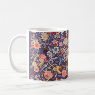 Dekorative Blumenschrift Kaffeetasse