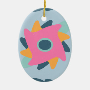 Dekorative bunte Fliese Keramik Ornament