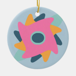 Dekorative bunte Fliese Keramik Ornament