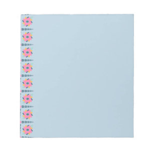 Dekorative bunte Fliese Notizblock