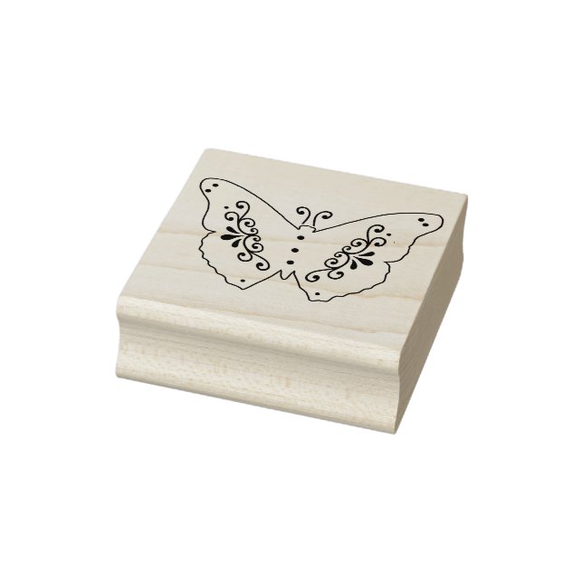 Dekorative Butterfly-Briefmarke Gummistempel (Stempel)