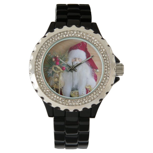 DEKORATIVE CHRISTMAS SANTA ARMBANDUHR (Vorderseite)