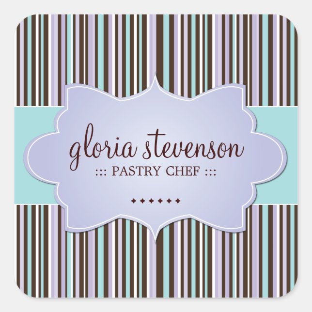 Dekorative Cupcake Jar Stickers (Vorderseite)