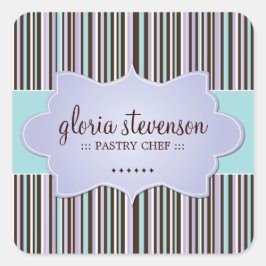 Dekorative Cupcake Jar Stickers