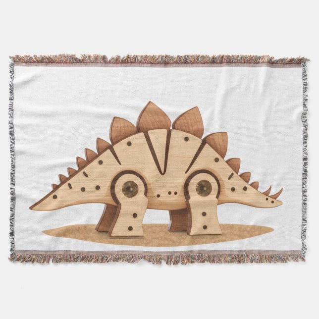 Dekorative Decke mit bezauberndem Cartoon-Dinosaur (Vorderseite)