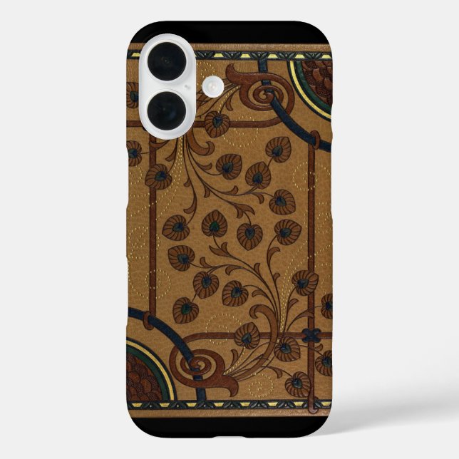 Dekorative Deco-Blumen Case-Mate iPhone Hülle (Rückseite)