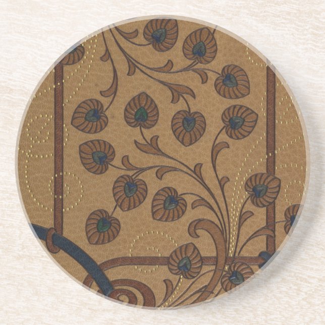 Dekorative Deco-Blumen Getränkeuntersetzer (Vorne)
