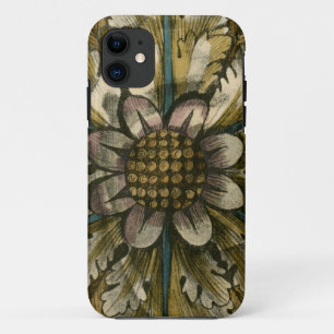 Dekorative Demask Rosette auf grauem Hintergrund Case-Mate iPhone Hülle
