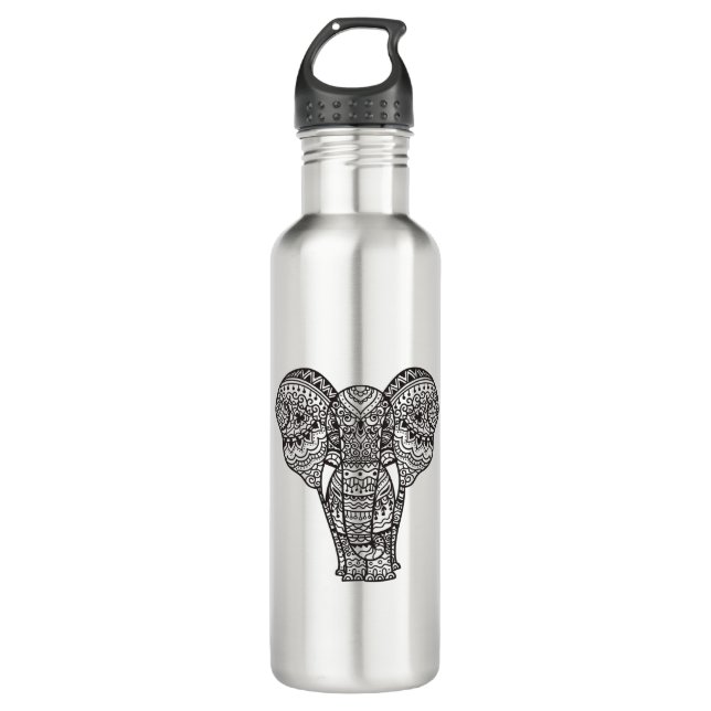 Dekorative Elefant-Art Trinkflasche (Vorderseite)
