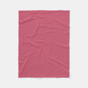 Dekorative Elegante Rotbraune Template-Trendfarbe Fleecedecke