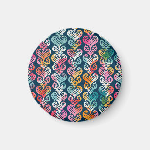 Dekorative Elemente, vielseitiges Musterdesign. Magnet