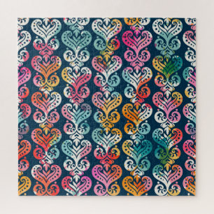 Dekorative Elemente, vielseitiges Musterdesign. Puzzle