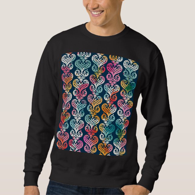 Dekorative Elemente, vielseitiges Musterdesign. Sweatshirt (Vorderseite)