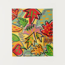 Dekorative farbenfrohe Wasserfarbenwelt