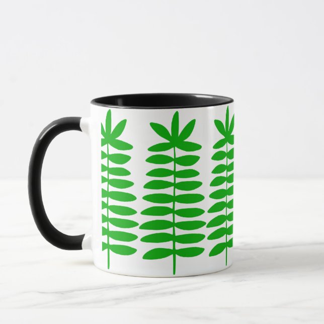 Dekorative Ferns - Grün Tasse (Links)