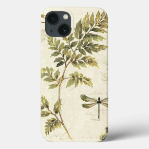 Dekorative Ferns und eine Libelle Case-Mate iPhone Hülle