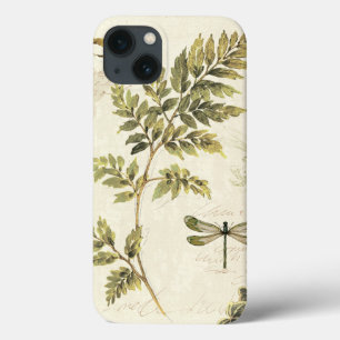 Dekorative Ferns und eine Libelle Case-Mate iPhone Hülle