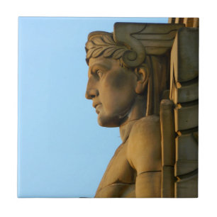 Dekorative Fliese des Brücken-Wächter-(Cleveland)