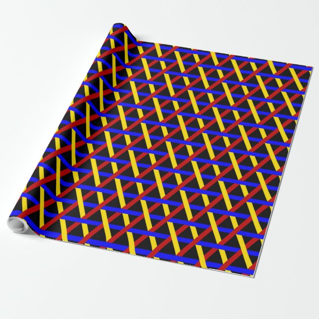 Dekorative Fliesen Mosaikmuster #3 Geschenkpapier (Ungerollt)