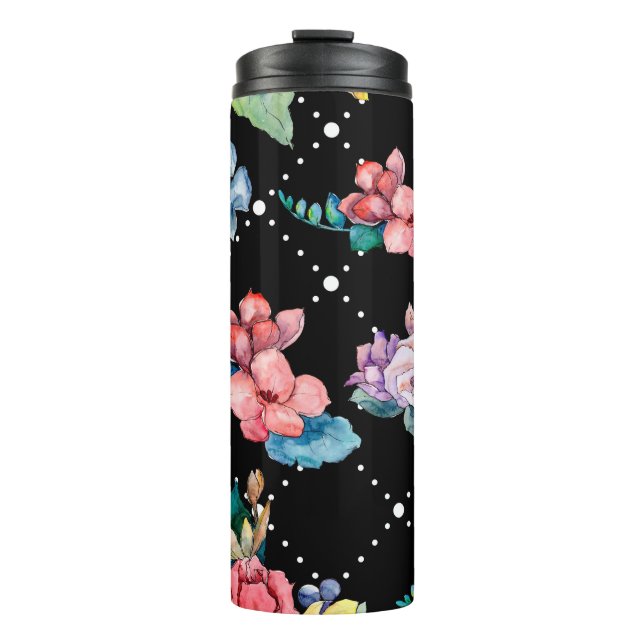 Dekorative Fliesen Wandfliesen, Marmor abstrakt, Thermosbecher (Vorderseite)