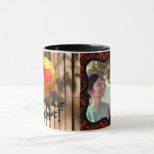 Dekorative Foto Rahmen Bamboo Pig Tasse