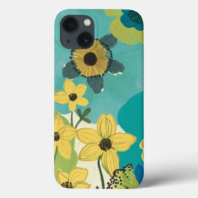 Dekorative Garten-Blumen Case-Mate iPhone Hülle (Rückseite)